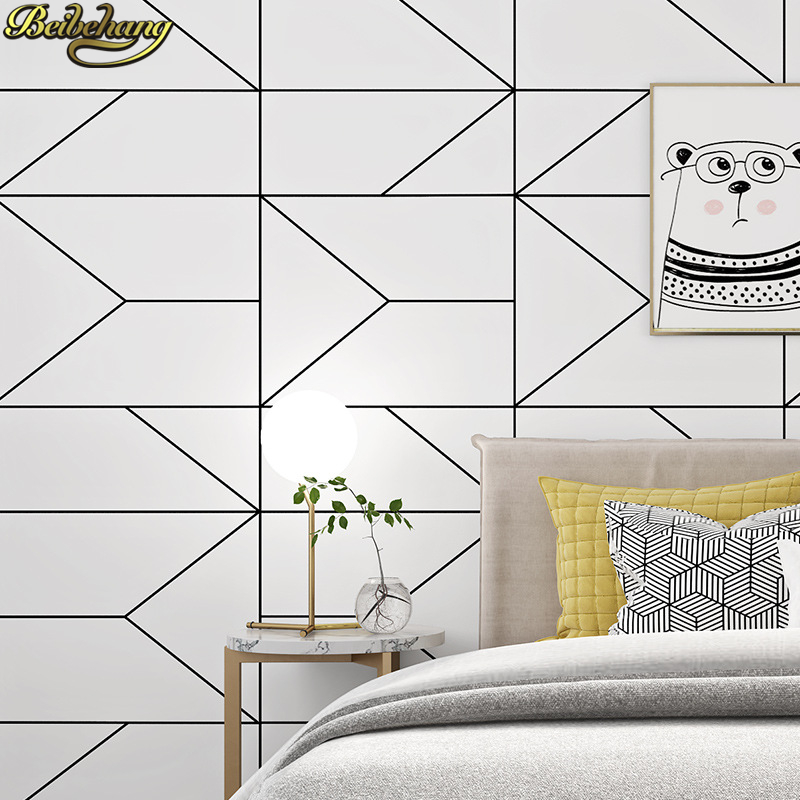 beibehang Nordic style black w - đánh giá và giá Home Improvement Stores