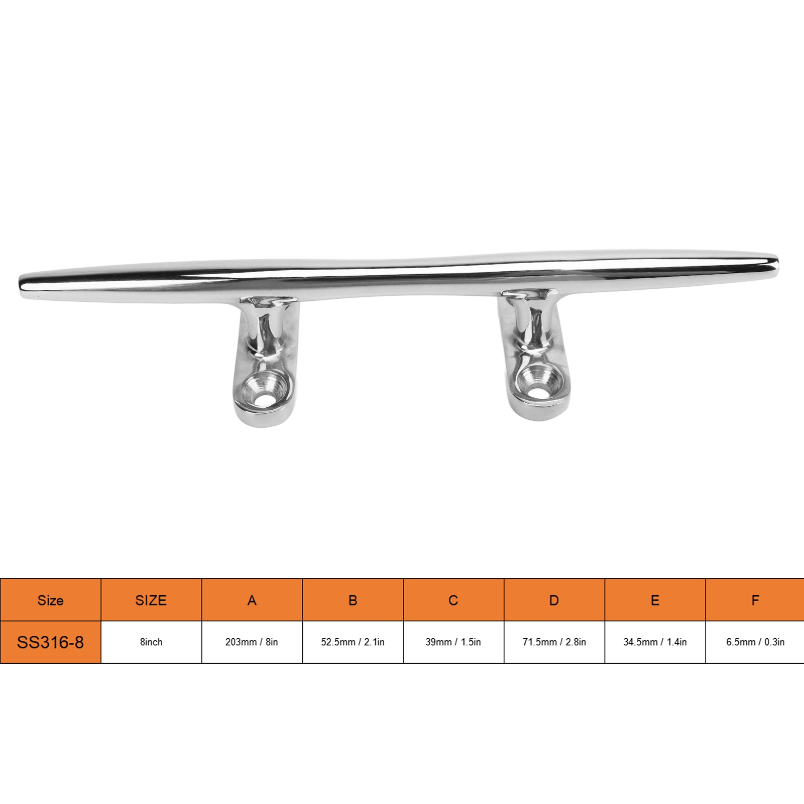 Boat Cleat Open Base Heavy Dut - đánh giá và giá Deck Screw Stainless
