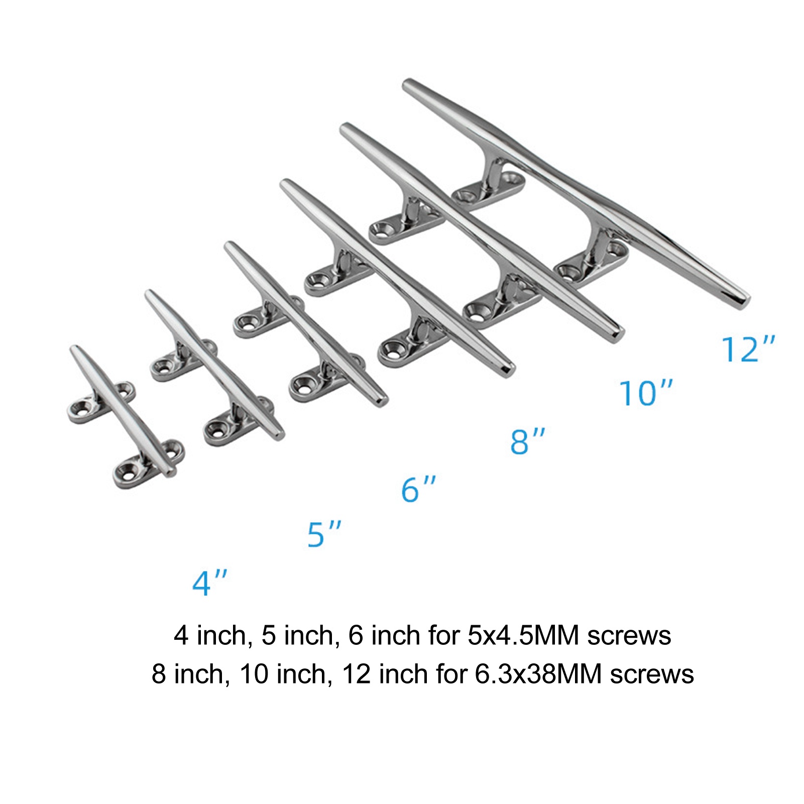 Boat Cleat Open Base Heavy Dut - đánh giá và giá Deck Screw Stainless