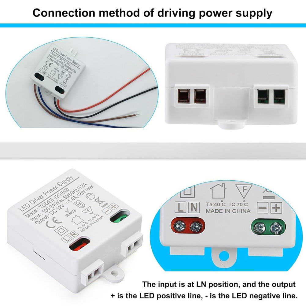 2PCS Compact 12W LED Power Sup - đánh giá và giá Home Improvement And Supply